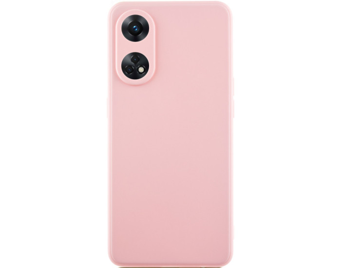 Чехол-силикон Candy Full Camera Oppo Reno 8T 4G, Pink sand
