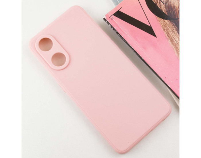 Чехол-силикон Candy Full Camera Oppo Reno 8T 4G, Pink sand