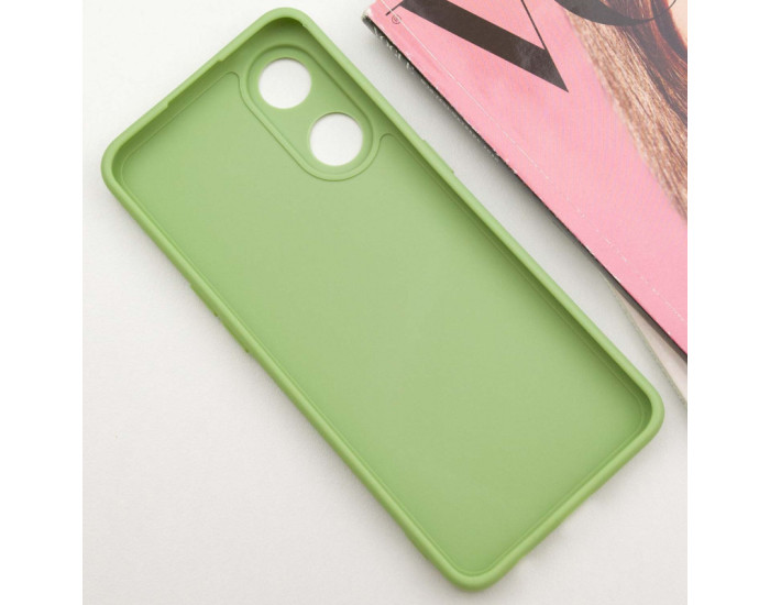 Чехол-силикон Candy Full Camera Oppo Reno 8T 4G, фисташковый