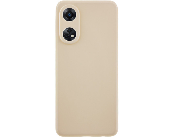 Чехол-силикон Candy Full Camera Oppo Reno 8T 4G, бежевый