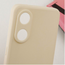 Чехол-силикон Candy Full Camera Oppo Reno 8T 4G, бежевый