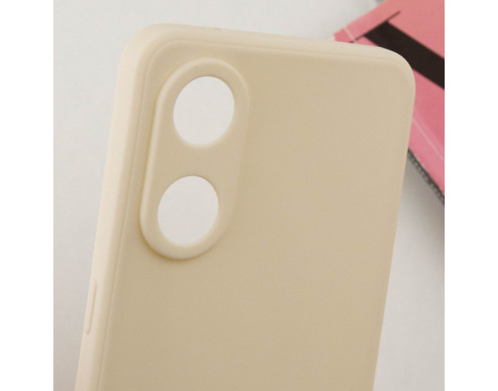 Чехол-силикон Candy Full Camera Oppo Reno 8T 4G, бежевый