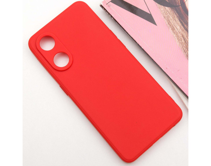 Чехол-силикон Candy Full Camera Oppo Reno 8T 4G, красный