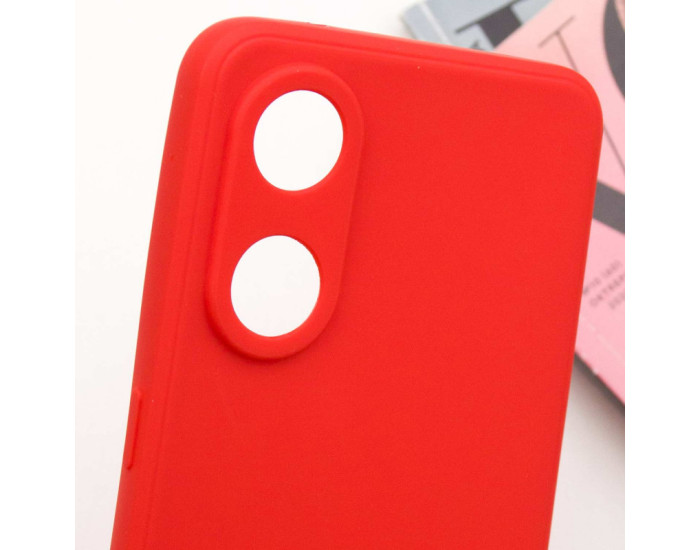 Чехол-силикон Candy Full Camera Oppo Reno 8T 4G, красный