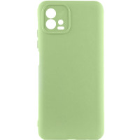 Чохол-силікон GETMAN Liquid Silk Full Camera Motorola Moto G72, Фісташковий