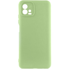 Чохол-силікон GETMAN Liquid Silk Full Camera Motorola Moto G72, Фісташковий