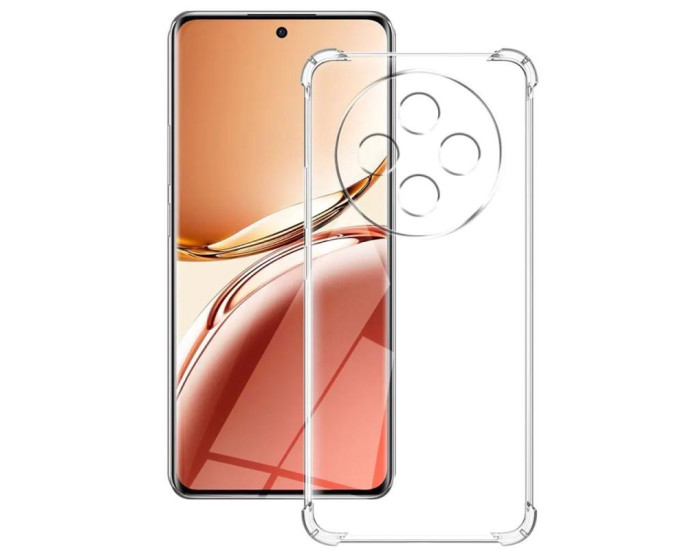Чехол-силикон Getman Ease logo усиленные углы Oppo Reno 12 F 4G/5G, прозрачный