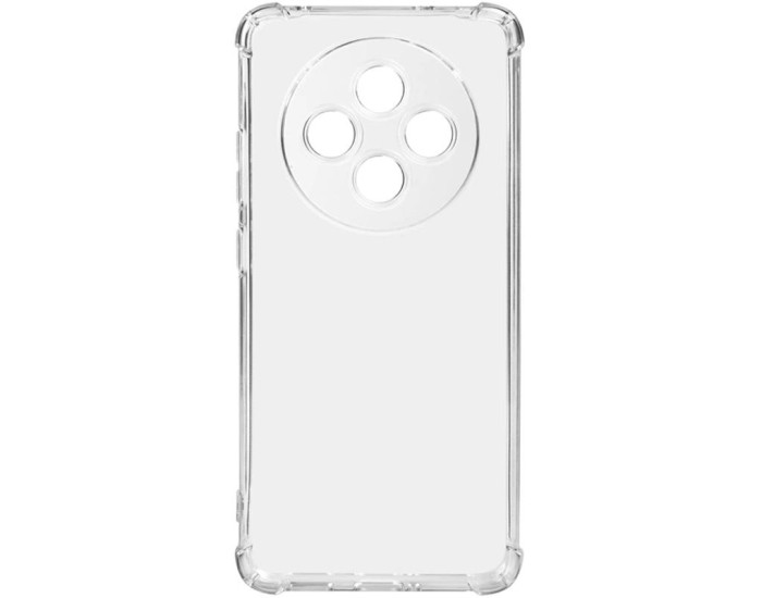 Чехол-силикон Getman Ease logo усиленные углы Oppo Reno 12 F 4G/5G, прозрачный