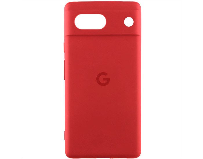 Чохол-силікон Lakshmi Full Camera with Logo Google Pixel 7A, червоний