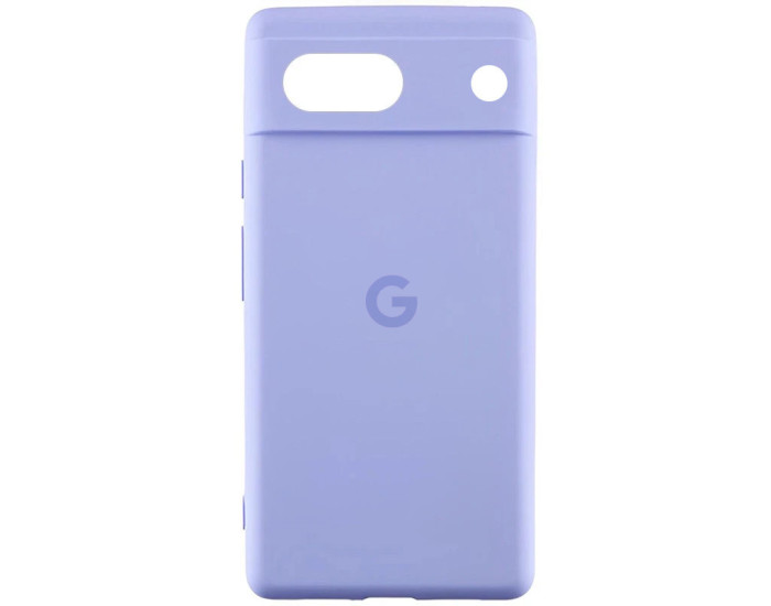 Чохол-силікон Lakshmi Full Camera with Logo Google Pixel 7A, бузковий