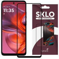 Защитное стекло SKLO 5D Motorola G86 5G /G86 Power, черное