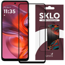 Защитное стекло SKLO 5D Motorola G86 5G /G86 Power, черное