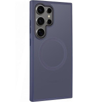 Чехол-силикон Ummi Colorful with MagSafe Samsung S26 Ultra, темно-синий