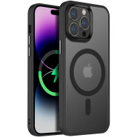 Чехол-силикон Ummi Colorful with MagSafe iPhone 14 Pro, черный