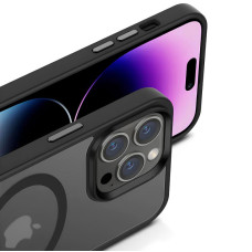 Чехол-силикон Ummi Colorful with MagSafe iPhone 14 Pro, черный