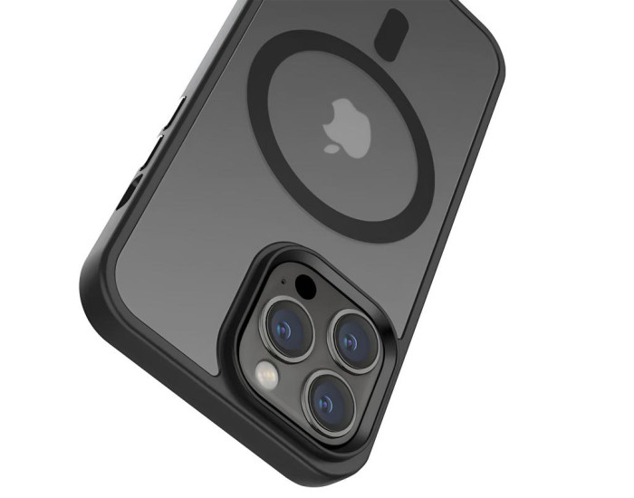 Чехол-силикон Ummi Colorful with MagSafe iPhone 14 Pro, черный