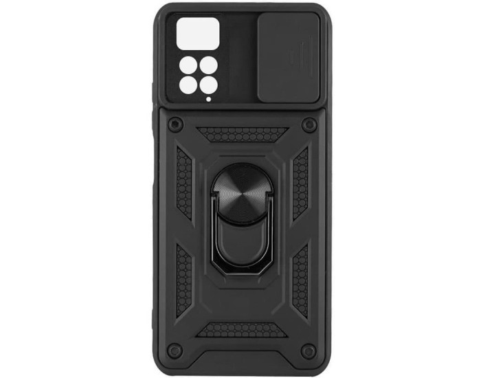 Чехол-Ударопрочный Camshield Serge Ring Xiaomi Redmi Note 11 Pro 4G/5G /Note 12 Pro 4G /Note 11E Pro /Note 11 Pro Plus, черное