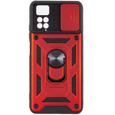 Чехол-Ударопрочный Camshield Serge Ring Xiaomi Redmi Note 11 Pro 4G/5G /Note 12 Pro 4G /Note 11E Pro /Note 11 Pro Plus, красный