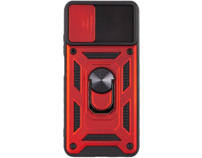 Чехол-Ударопрочный Camshield Serge Ring Xiaomi Redmi Note 11 Pro 4G/5G /Note 12 Pro 4G /Note 11E Pro /Note 11 Pro Plus, красный