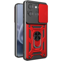 Чехол-Ударопрочный Ummi Camshield Serge Ring Motorola Moto G86 Power, красный
