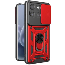 Чехол-Ударопрочный Ummi Camshield Serge Ring Motorola Moto G86 Power, красный