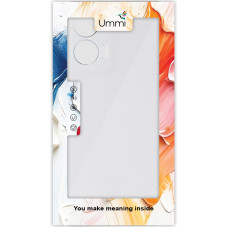 Чехол-силикон Ummi Lakshmi Full Camera Motorola Edge 50, белый