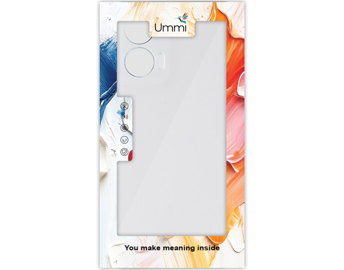 Чехол-силикон Ummi Lakshmi Full Camera Motorola Edge 50, белый