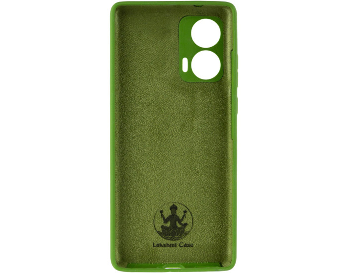 Чехол-силикон Ummi Lakshmi Full Camera Motorola Edge 50, темно-зеленый