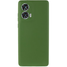 Чехол-силикон Ummi Lakshmi Full Camera Motorola Edge 50, темно-зеленый
