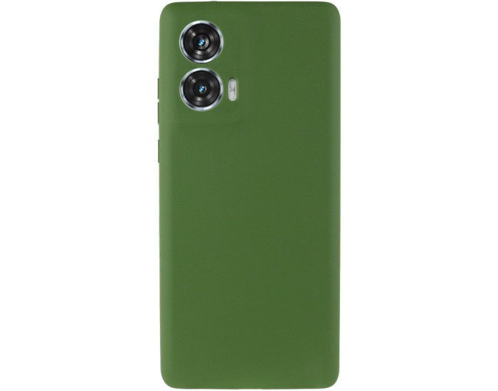 Чехол-силикон Ummi Lakshmi Full Camera Motorola Edge 50, темно-зеленый