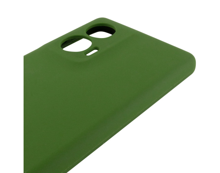 Чехол-силикон Ummi Lakshmi Full Camera Motorola Edge 50, темно-зеленый