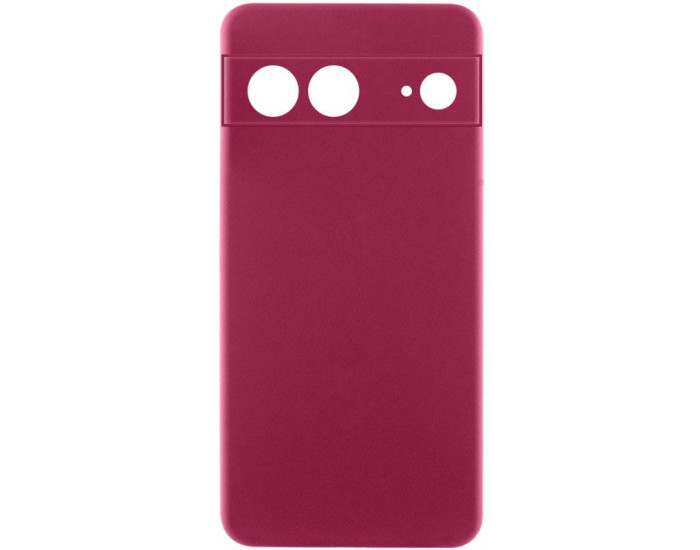 Чехол-силикон Ummi Lakshmi Full Camera Google Pixel 7, бордовый