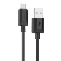 Кабель USB Hoco X73 Ferry USB to Micro (2.4A/1m) черный