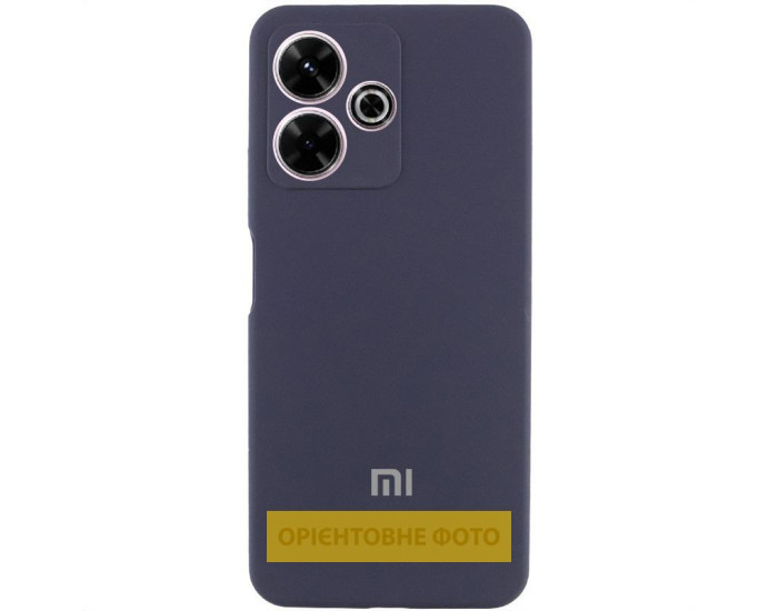 Чохол-силікон Lakshmi Full Camera with Logo Xiaomi Redmi A5 /Poco C71, Темно-синій