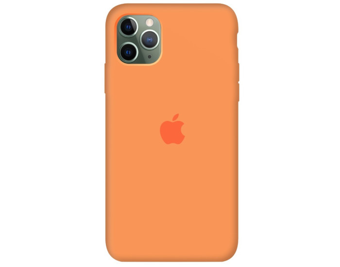 Чехол-силикон оригинал Full Soft Matte iPhone 11 Pro (Оранжевый / Hami Melon)