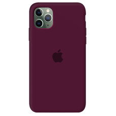 Чехол-силикон оригинал Full Soft Matte iPhone 11 Pro, Marsala