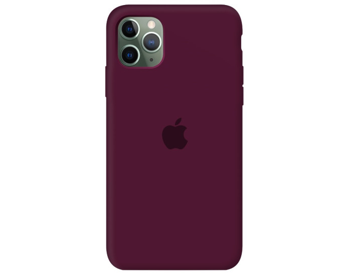 Чехол-силикон оригинал Full Soft Matte iPhone 11 Pro, Marsala