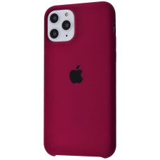 Чехол-силикон оригинал Soft Matte iPhone 11 Pro, Bordo