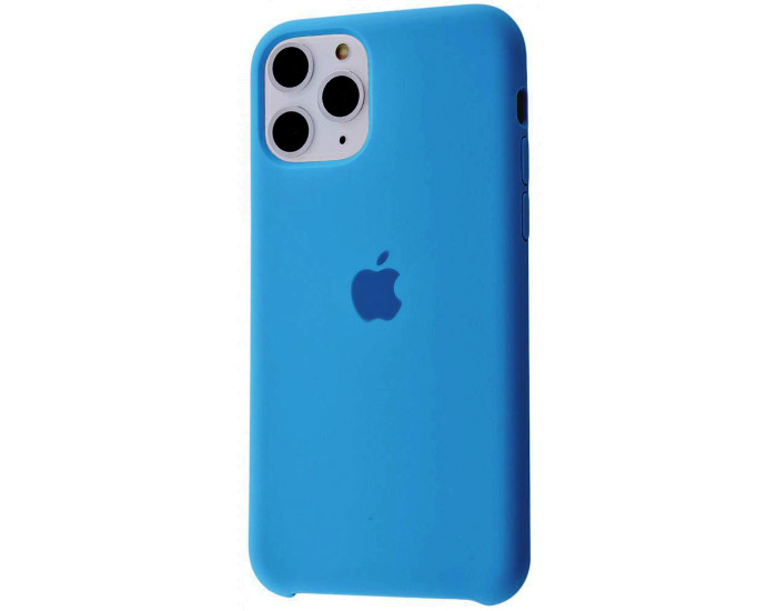 Чехол-силикон оригинал Soft Matte iPhone 11 Pro (Синий / New lake blue)