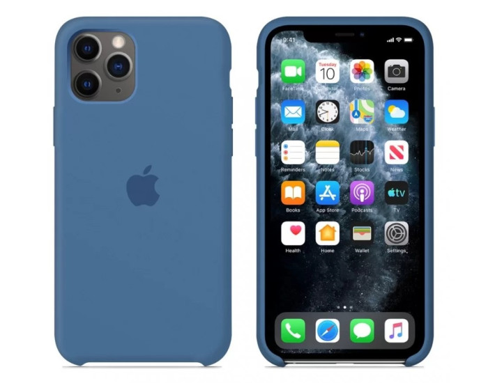 Чехол-силикон оригинал Soft Matte iPhone 11 Pro, Alaskan blue