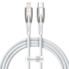 Кабель USB Baseus Glimmer Series Fast Charging Data Cable Type-C to Lightning (20W/1m) (CADH000002) White