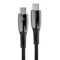 Кабель USB-C Baseus Glimmer Series Fast Type-C to Type-C (100W/1m) (CADH000401) Black