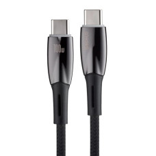 Кабель USB-C Baseus Glimmer Series Fast Type-C to Type-C (100W/1m) (CADH000401) Black