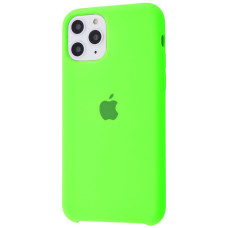 Чехол-силикон оригинал Soft Matte iPhone 11 Pro, Lime green