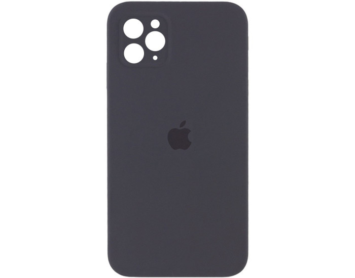 Чехол-силикон оригинал Square Cover Soft Matte Full Camera iPhone 11 Pro, Dark gray