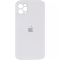 Чехол-силикон оригинал Square Cover Soft Matte Full Camera iPhone 11 Pro, White