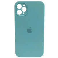 Чохол-силікон оригінал Square Cover Soft Matte Full Camera iPhone 11 Pro, Mint