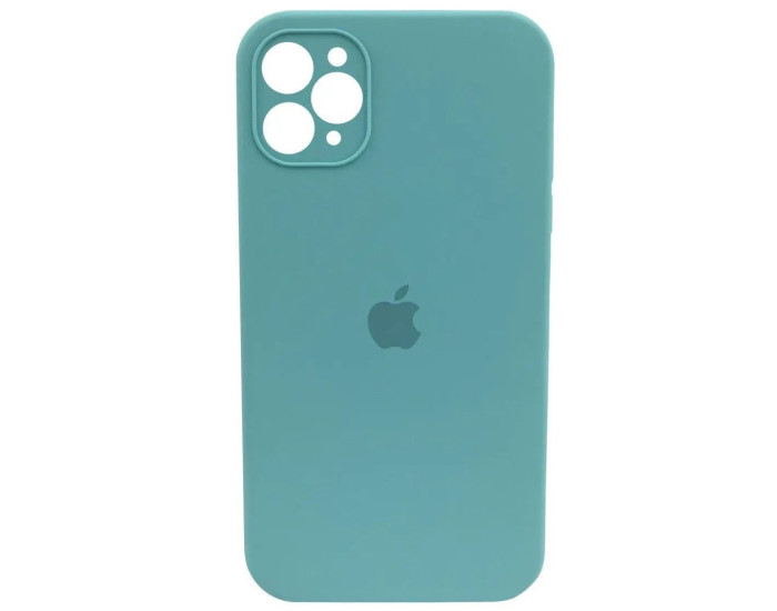 Чехол-силикон оригинал Square Cover Soft Matte Full Camera iPhone 11 Pro, Mint