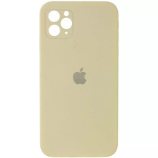 Чехол-силикон оригинал Square Cover Soft Matte Full Camera iPhone 11 Pro, Mellow yellow