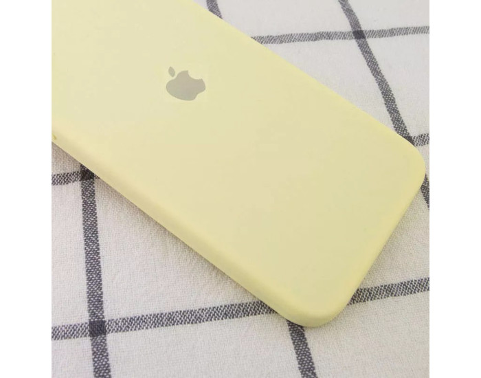 Чехол-силикон оригинал Square Cover Soft Matte Full Camera iPhone 11 Pro, Mellow yellow
